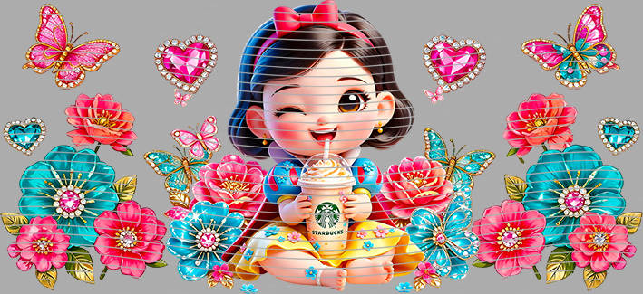 16oz Disney style-D-2995